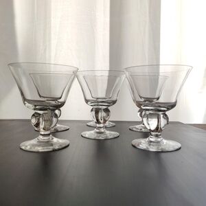 6 | 6 oz | Seneca Ingrid Stahl tall sherbet glasses
